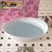 ABRUZZO Perla Matte White Freestanding Soaking Solid Surface Bathtub