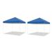 Z-Shade 10 x 10 Foot Everest Instant Canopy Outdoor Patio Shelter, Blue (2 Pack) - 45.8