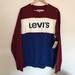 Levi's Shirts | Levi's Men's Long Sleeve Sweatshirt Size Xl | Color: Blue/White | Size: Xl