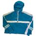 Adidas Jackets & Coats | Adidas Men Boys Youth Size Medium Blue Hoodie Windbreaker 7-356p | Color: Blue/White | Size: Mb