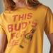 Lucky Brand Bud's For Me Tee - Men's Clothing Tops Shirts Tee Graphic T Shirts in Harvest Gold, Size M