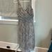 J. Crew Dresses | J. Crew Pale Grey And Light Pink Silk Midi Dress, Worn Once. | Color: Gray/Pink | Size: 4