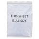 4000 x Simply Direct GLA4 Clear Grip Seal Press & Seal Plastic Reusable Resealable Food Safe Bags (9" x 12.75" - 229mm x 324mm) LDPE/LLDPE Polythene Bags 30% Recycled Material, Recyclable