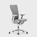 Haworth Zody Digital Knit Office Chair - Dual Posture w/ Lumbar Support Aluminum/Upholstered in Gray | 29 W x 29 D in | Wayfair BP02163