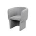 Barrel Chair - Liang & Eimil Tempus 26 inches W Barrel Chair Fabric in Brown/Gray | 30 H x 26 W x 26 D in | Wayfair LIALE001-DCH-432