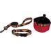 Dog 3-Piece Set in Rasta, X-Small, Black