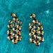 J. Crew Jewelry | J. Crew Sequin Earrings | Color: Black/Gold | Size: Os