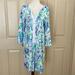 Lilly Pulitzer Dresses | Lillly Pulitzer 3/4 Sleeve Dress Nwot | Color: Blue/Green | Size: S
