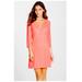Lilly Pulitzer Dresses | Lilly Pulitzer Pink Coral Lace Dress Xs Lamora In Pucker Breakers Nwt | Color: Orange/Pink | Size: Xs
