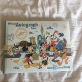 Disney Other | Brand New Disney Walt Disney World Autograph Book | Color: Blue/Red | Size: Osb
