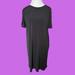 Michael Kors Dresses | Michael Kors Shirt Dress Cut Out Sleeves Back Nwt | Color: Black | Size: L