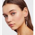 Free People Jewelry | Free People Quartz Stone Threader Earrings | Color: Silver | Size: Os