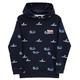 Vans Kids Shark Fin Pullover Hoodie - Dress Blues Size S (8-10 Years)