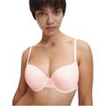 Calvin Klein Womens 000QF5146E CK Flirty Balcony Bra - Pink Nylon - Size 30D