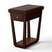 Winston Porter Aadilynn Solid + Manufactured Wood Nightstand Wood in Brown | 24.5 H x 14 W x 23 D in | Wayfair E00A6665FDC142D5B30334D693FD7A78