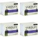 Yardley London English Lavender Naturally Moisturizing Bath Bar 4.25 ounce - 2 Bars Per Pack = 8 Bars Total