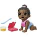 Baby Alive Lil Snacks Doll with Black Hair Eats and Poops