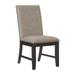 Set of 2 Chair Veneer Upholstered,Fabric Dining Room Kitchen Side Chair with Nailhead Trim and Wood Legs