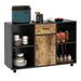 Farmhouse Buffet Sideboard Coffee Bar File Cabinet Console Table