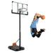Basketball Hoop Portable Basketball System with Adjustable Height with Big Backboard & Large Base for Youth Adults Family Indoor Outdoor