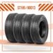 Heavy Duty ST185/80D13 Trailer Tires 6Ply 185/80-13 ST185 80D13 Replacement Tubeless Trailer Tire Set of 4