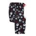 Men's Big & Tall Licensed Novelty Pajama Pants by KingSize in Nightmare Before Skulls (Size 8XL) Pajama Bottoms