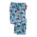 Men's Big & Tall Licensed Novelty Pajama Pants by KingSize in Mario Tie Dye Toss (Size L) Pajama Bottoms