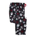 Men's Big & Tall Licensed Novelty Pajama Pants by KingSize in Nightmare Before Skulls (Size 4XL) Pajama Bottoms