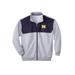 Men's Big & Tall NCAA Zip Front Fleece Jacket by NCAA in Michigan (Size XL)