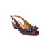 Wide Width Women's The Rider Slingback by Comfortview in Eggplant (Size 11 W)