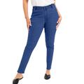 Plus Size Women's June Fit Skinny Jeans by June+Vie in Medium Blue (Size 12 W)