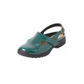 Extra Wide Width Women's The Mariam Sling by Comfortview in Emerald Green (Size 12 WW)