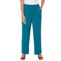 Plus Size Women's AnyWear Wide Leg Pant by Catherines in Deep Teal (Size 1X)