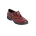 Women's The Cailyn Flat by Comfortview in Dark Wine (Size 12 M)