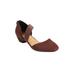 Wide Width Women's The Camilla Pump by Comfortview in Dark Brown (Size 7 W)