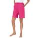 Plus Size Women's Print Pajama Shorts by Dreams & Co. in Raspberry Sorbet (Size 18/20) Pajamas