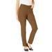 Plus Size Women's Comfort Curve Straight-Leg Jean by Woman Within in Toffee (Size 38 WP)