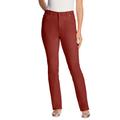 Plus Size Women's Straight-Leg Stretch Jean by Woman Within in Red Ochre (Size 44 WP)