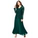 Plus Size Women's Beaded Lace Jacket Dress by Roaman's in Emerald Green (Size 28 W)