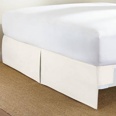 Tailored Magic Bedskirt by BrylaneHome in Ivory (Size QUEEN)