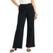 Plus Size Women's Curvie Fit Wide-Leg Jeans by June+Vie in Black (Size 26 W)