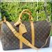 Louis Vuitton Bags | Authentic Louis Vuitton Monogram Keepall Bandouliere 45 2 Way Boston Bag | Color: Brown/Tan | Size: Os