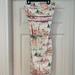 J. Crew Dresses | J.Crew Strapless Cotton Nautical Ivory Dress Pink & Green Sailboat Scene Size 0 | Color: Cream/Pink | Size: 0