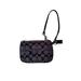 Coach Bags | Coach Signature Jacquard Canvas/Leather Wristlet, Clutch | Color: Black | Size: Os