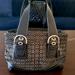 Coach Bags | Aunthentic Vintage Y2k Coach Soho Signature Vtg Y2k - F10927 | Color: Black/Gray | Size: Os