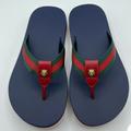 Gucci Shoes | Gucci Men Flip Flop | Color: Blue/Red | Size: 8