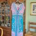 Lilly Pulitzer Dresses | Lilly Pulitzer Maxi Dress | Color: Blue/Pink | Size: Xl