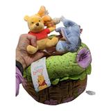 Disney Toys | Disney Baby Winnie The Pooh Treehouse Eeyore Pooh Tigger Plush Stuffed Soft Toy | Color: Green/Tan | Size: Osbb