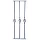 Avonstar Classics Range Adjustable Decorative Window Security Bars Triple British Made (Grey)