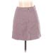 Forever 21 Denim Skirt: Purple Solid Bottoms - Women's Size Small